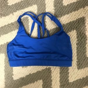 Gorgeous Blue lulu sports bra!